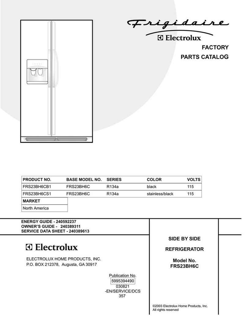 Frigidaire FRS23BH6C User manual Frigidaire FRS23BH6C User manual