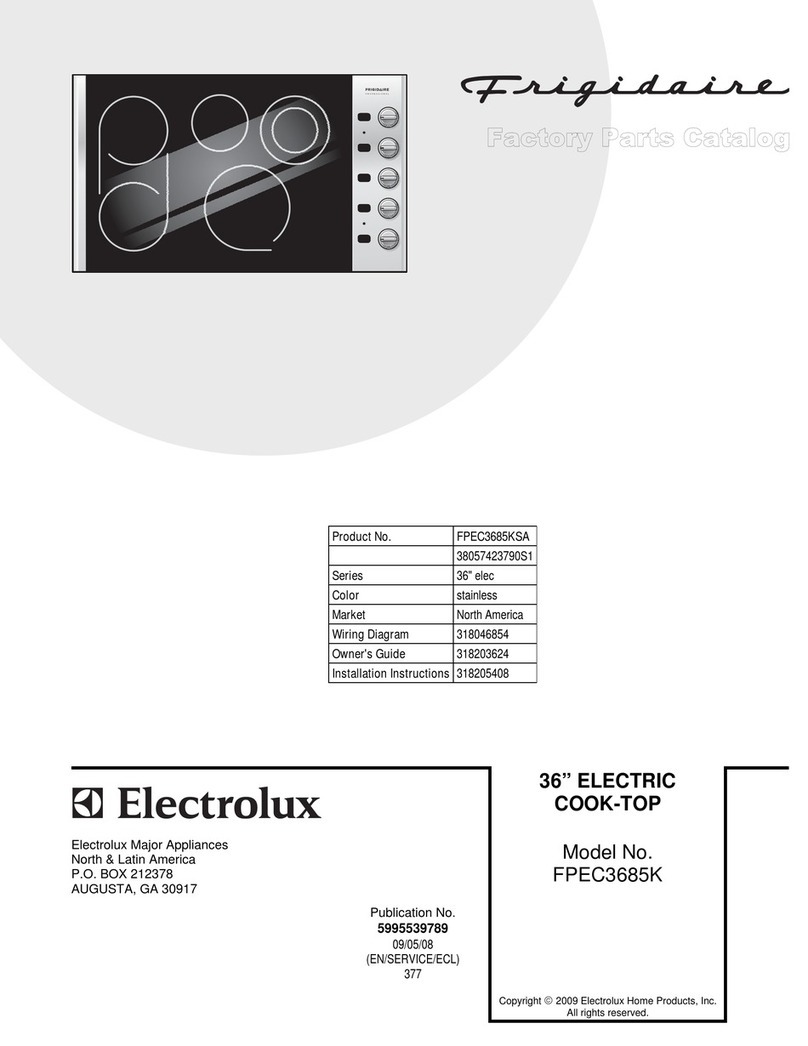 Frigidaire FPEC3685KSA Instruction Manual