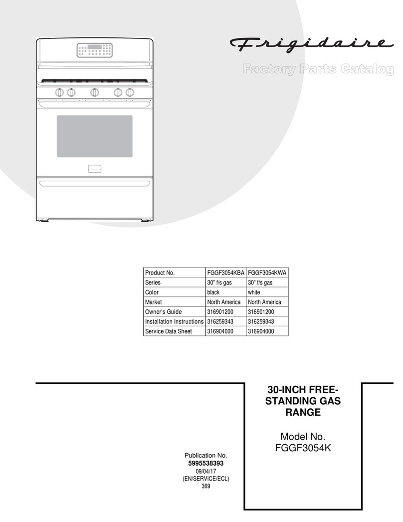 Frigidaire Gallery FGGF3054K User manual