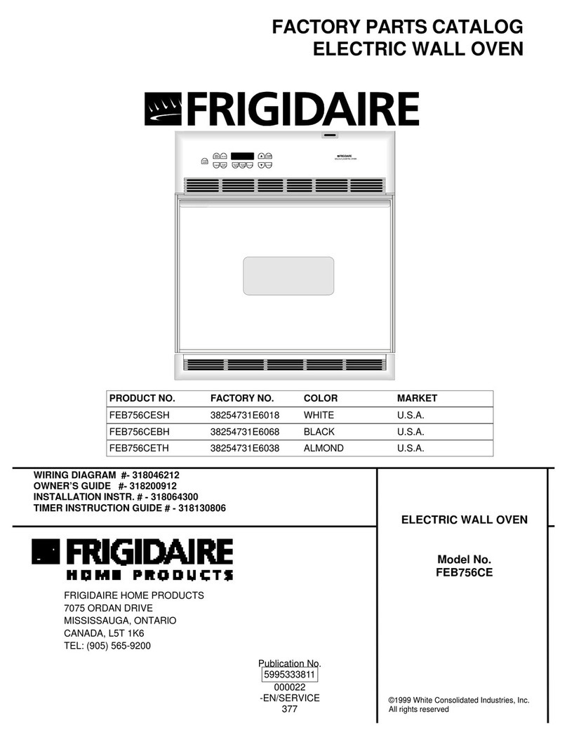 Frigidaire FEB756CE User manual