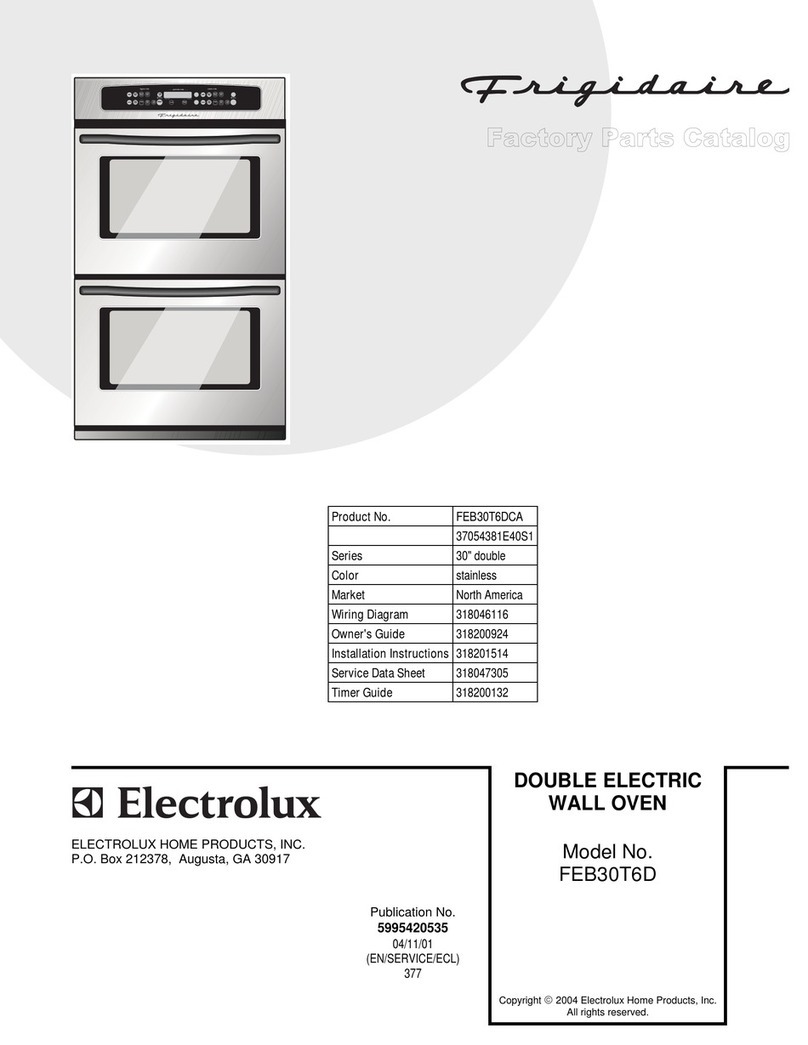Frigidaire FEB30T6D User manual