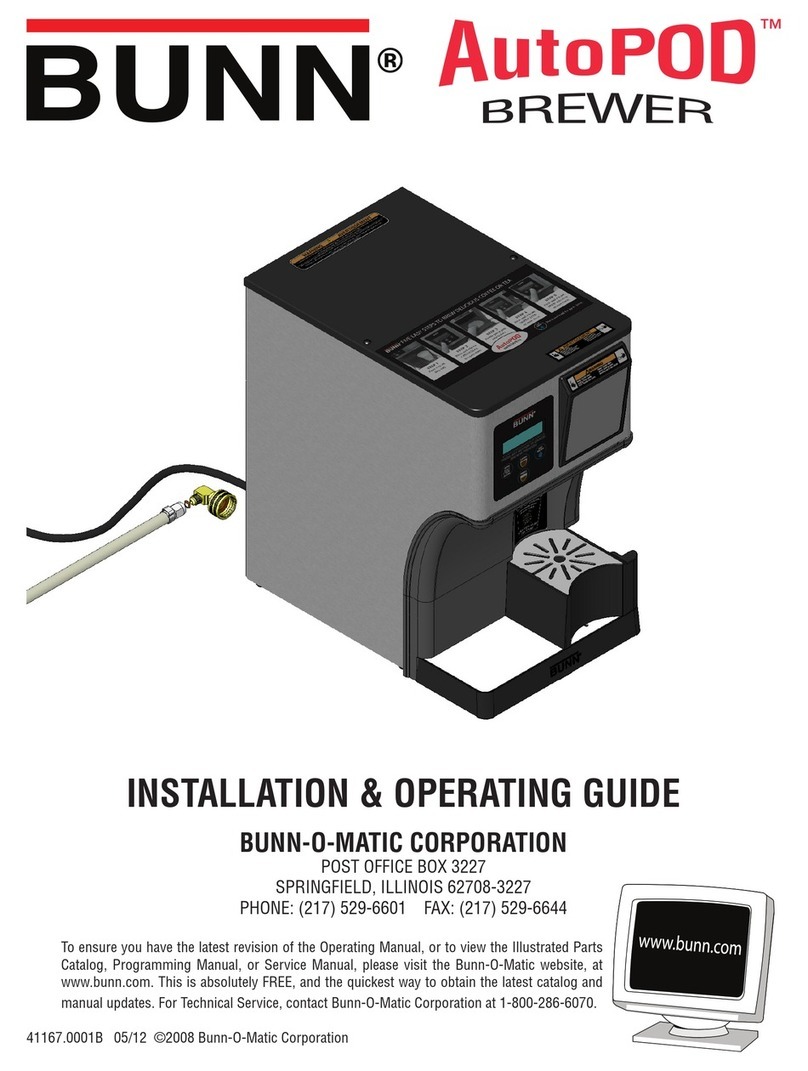 Bunn AutoPOD Troubleshooting guide