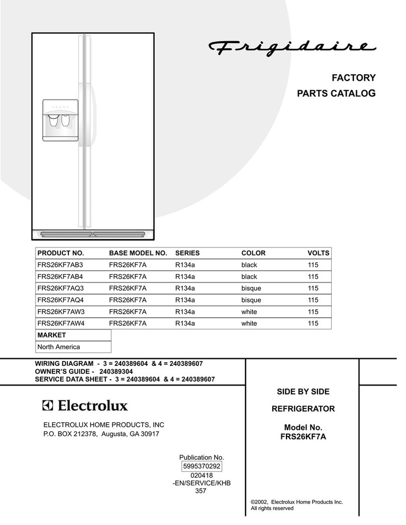 Frigidaire FRS26KF7A User manual