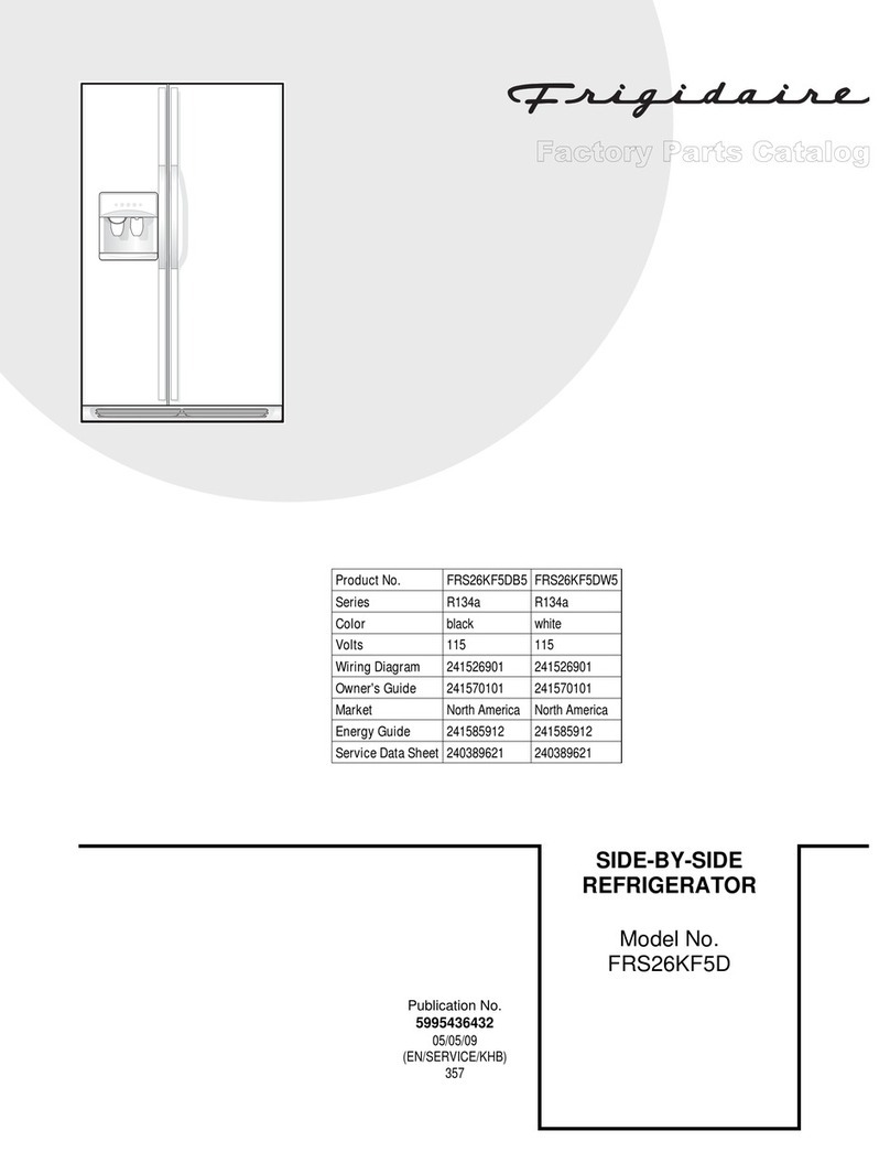 Frigidaire FRS26KF5D User manual