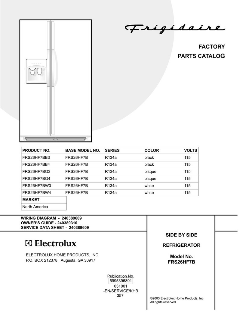 Frigidaire FRS26HF7B User manual