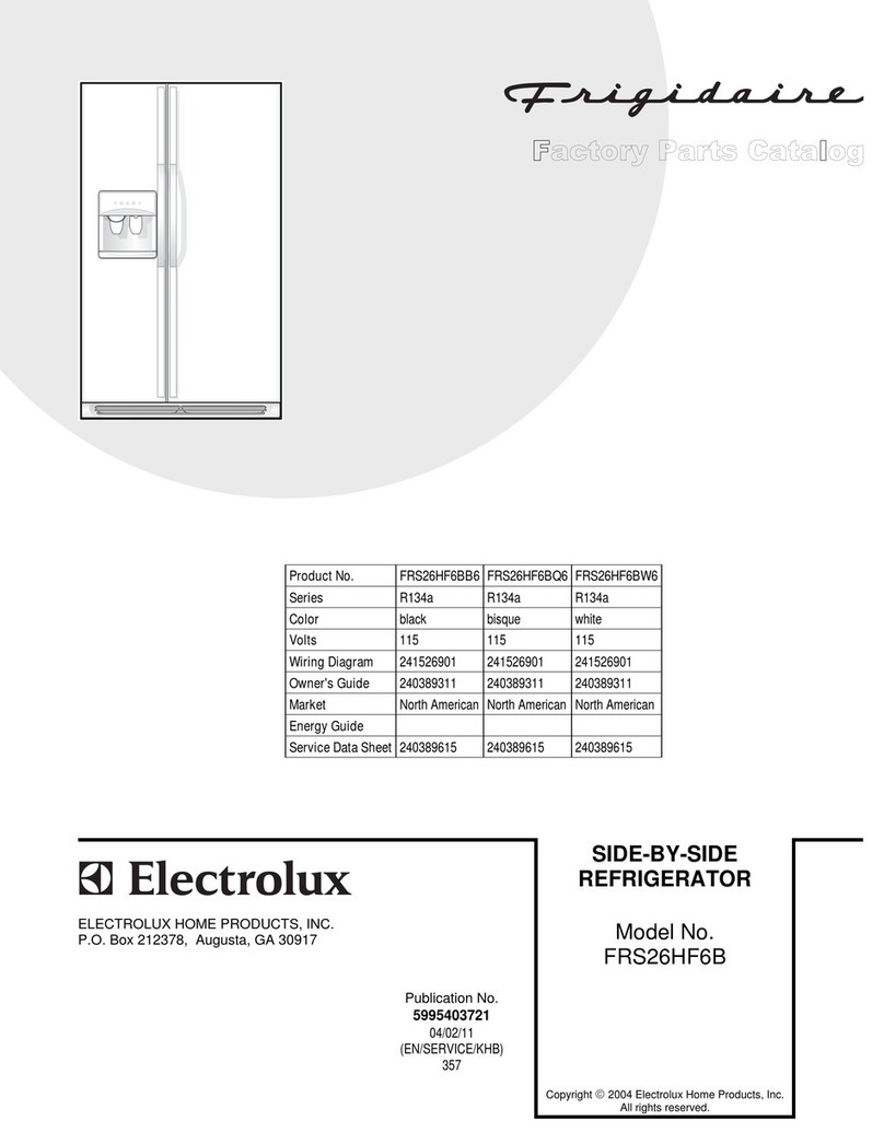 Frigidaire FRS26HF6B Instruction Manual