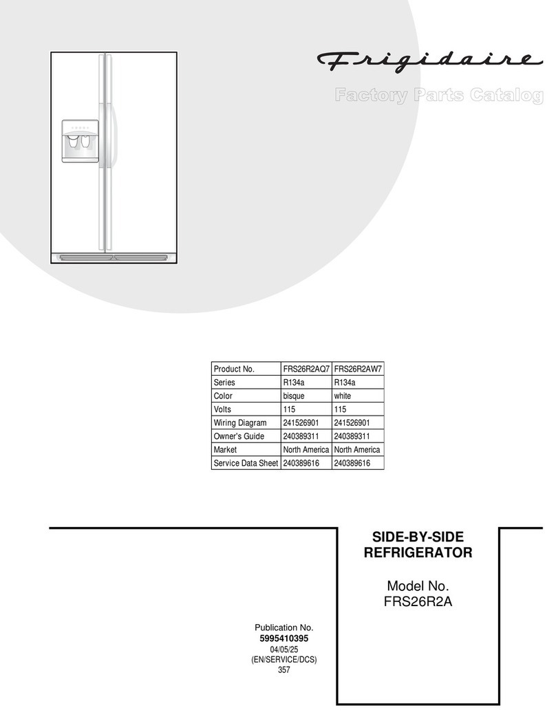 Frigidaire FRS26R2A parts manual
