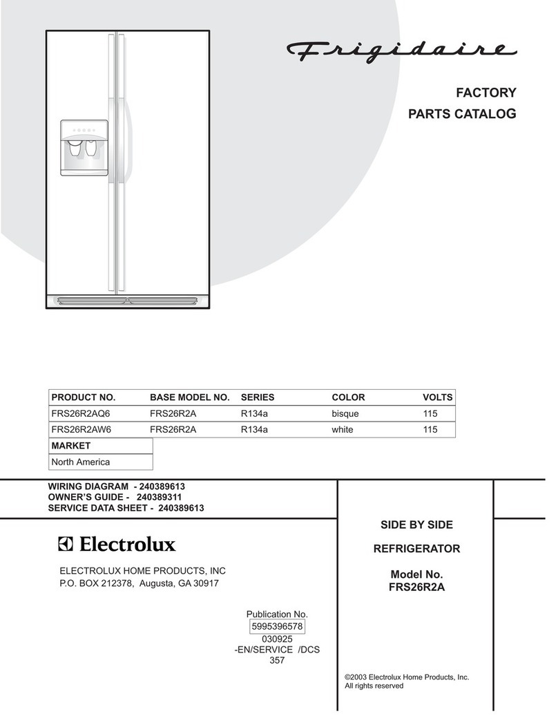 Frigidaire FRS26R2A User manual