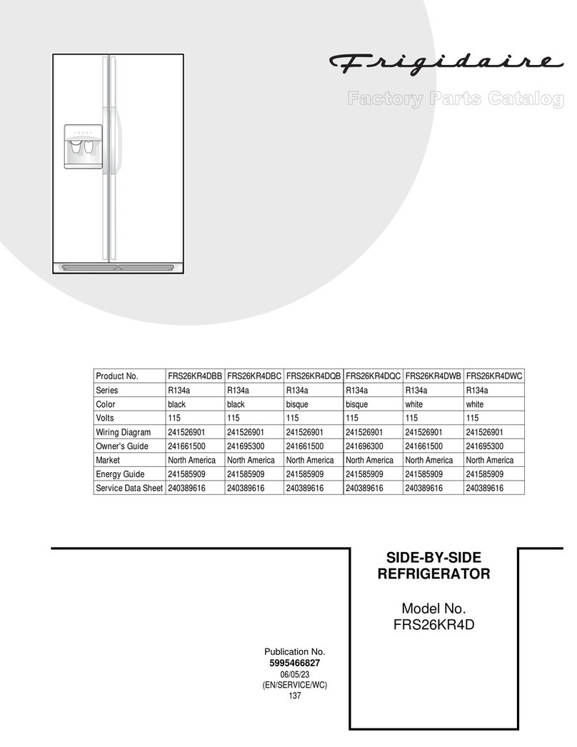 Frigidaire FRS26KR4D User manual