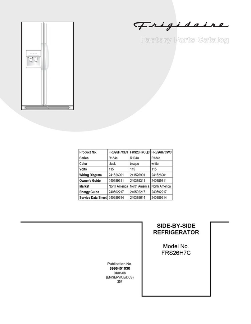 Frigidaire FRS26H7C User manual
