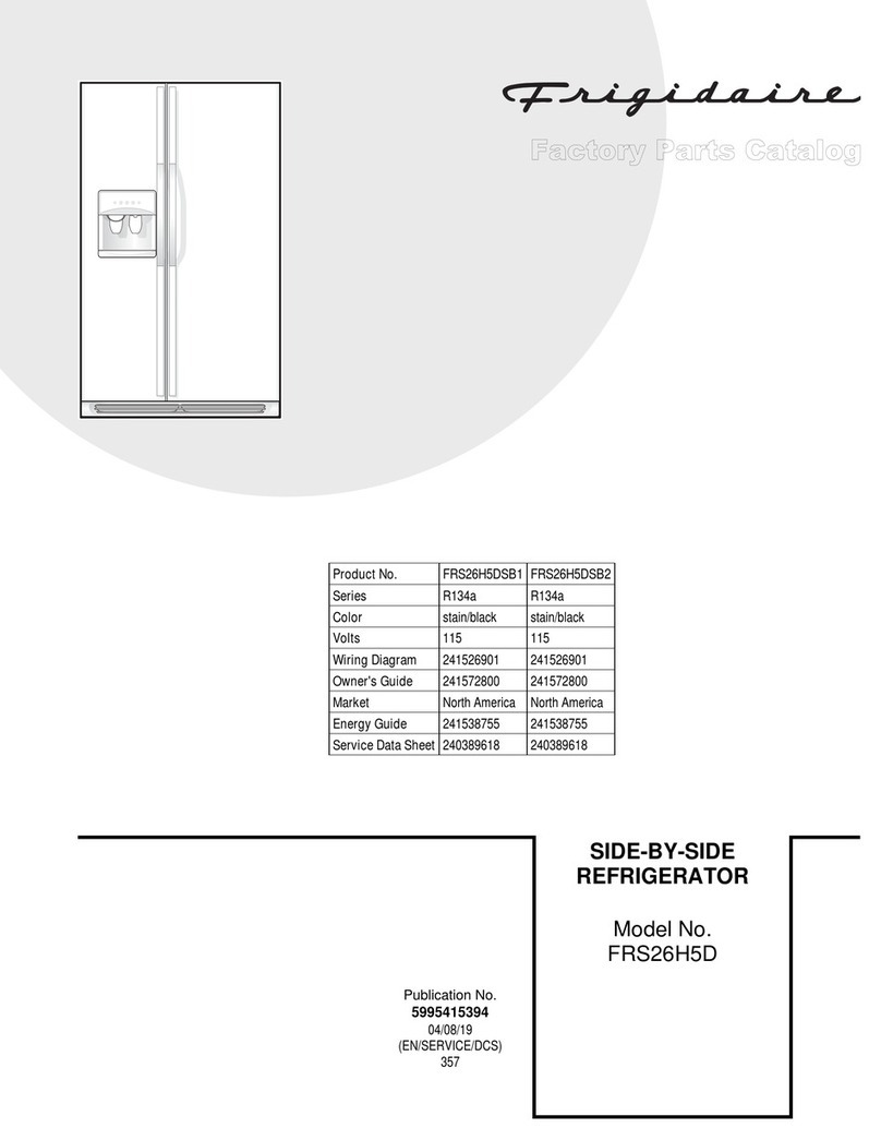 Frigidaire FRS26H5D Instruction Manual