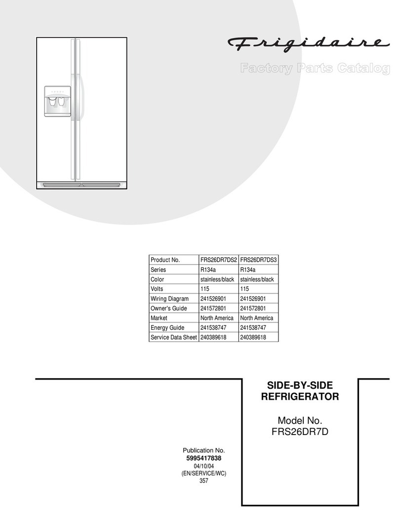 Frigidaire FRS26DR7D User manual