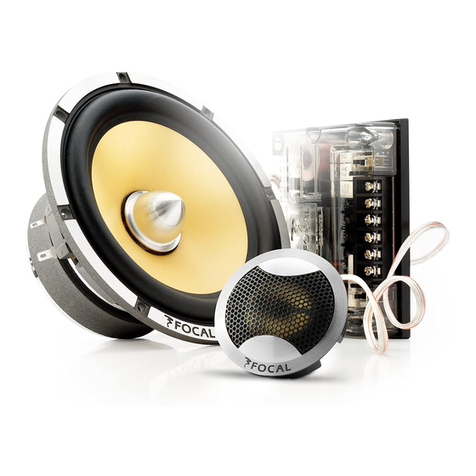 Focal K2 POWER 165 KRX2 User manual