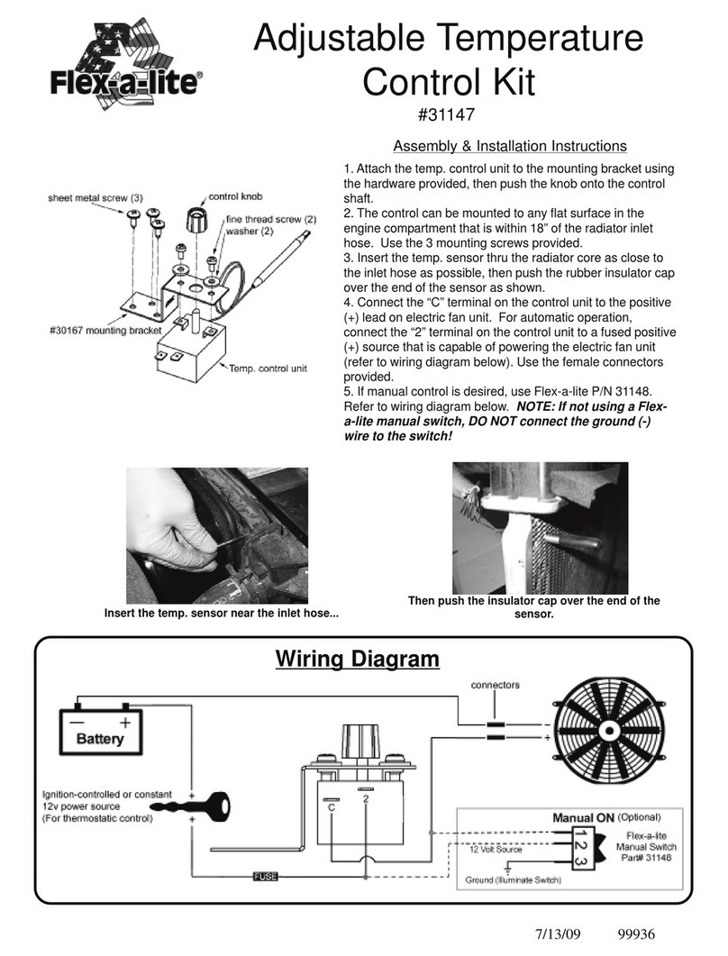 Flex-a-Lite 31147 installation instructions