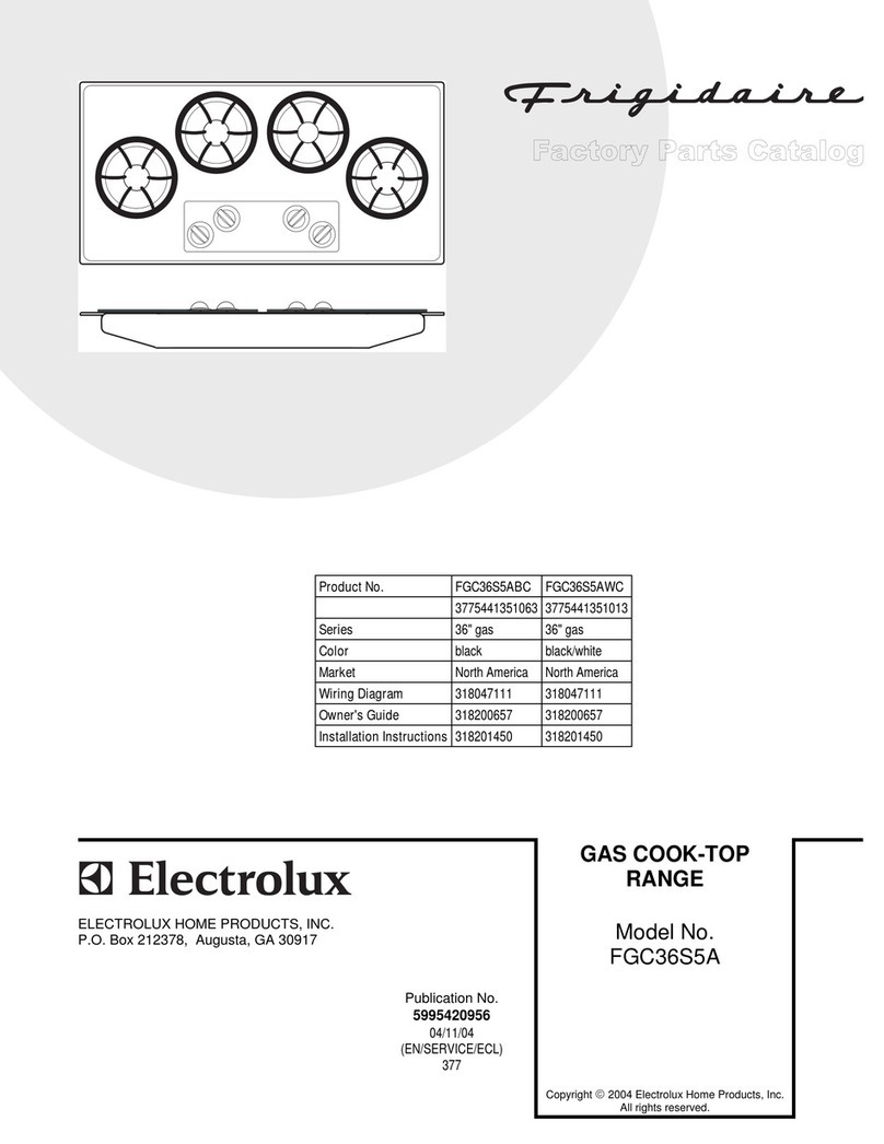 Frigidaire FGC36S5A User manual Frigidaire FGC36S5A User manual