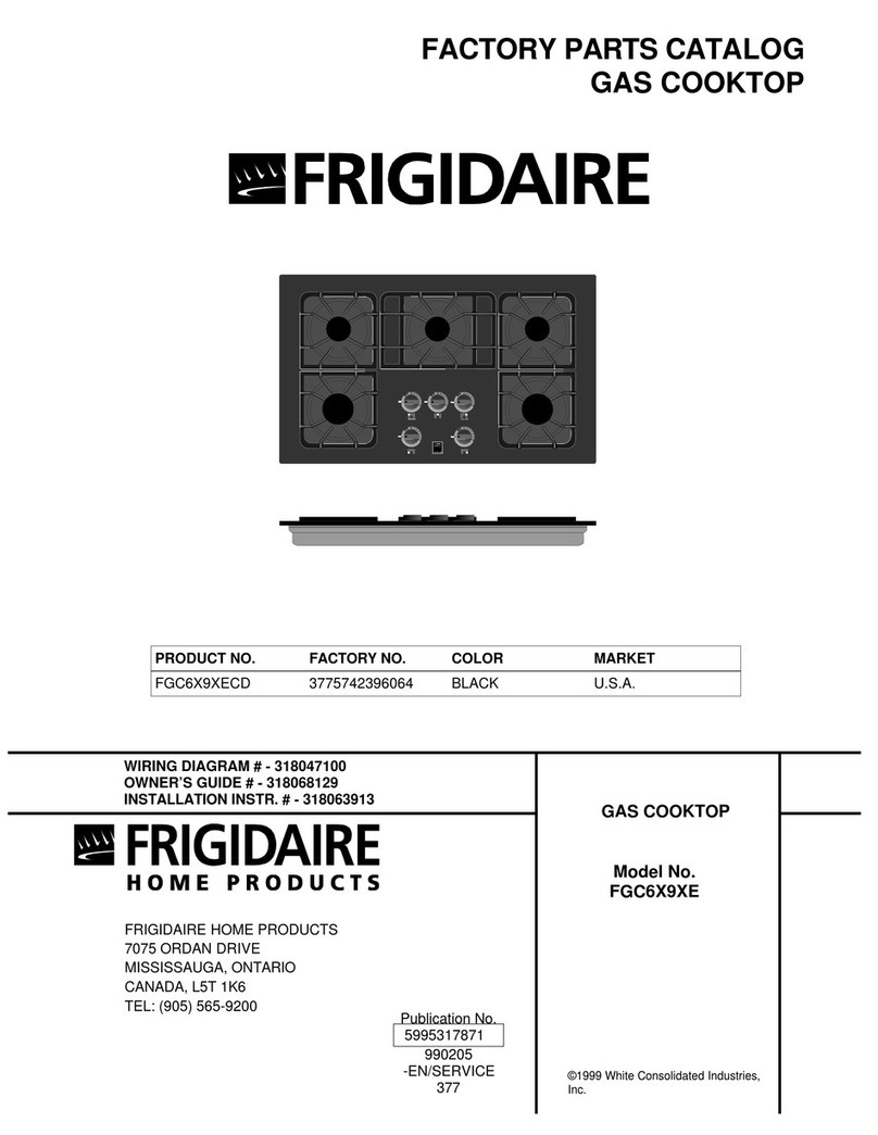 Frigidaire FGC6X9XE User manual