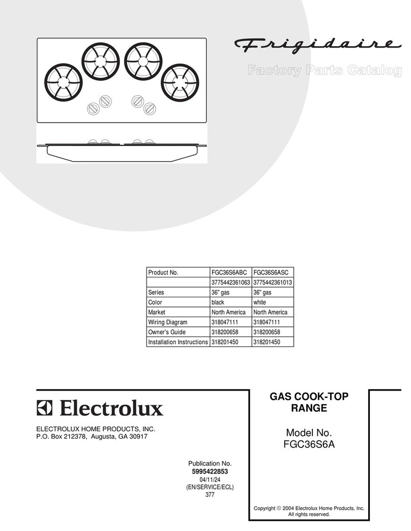 Frigidaire FGC36S6A User manual Frigidaire FGC36S6A User manual
