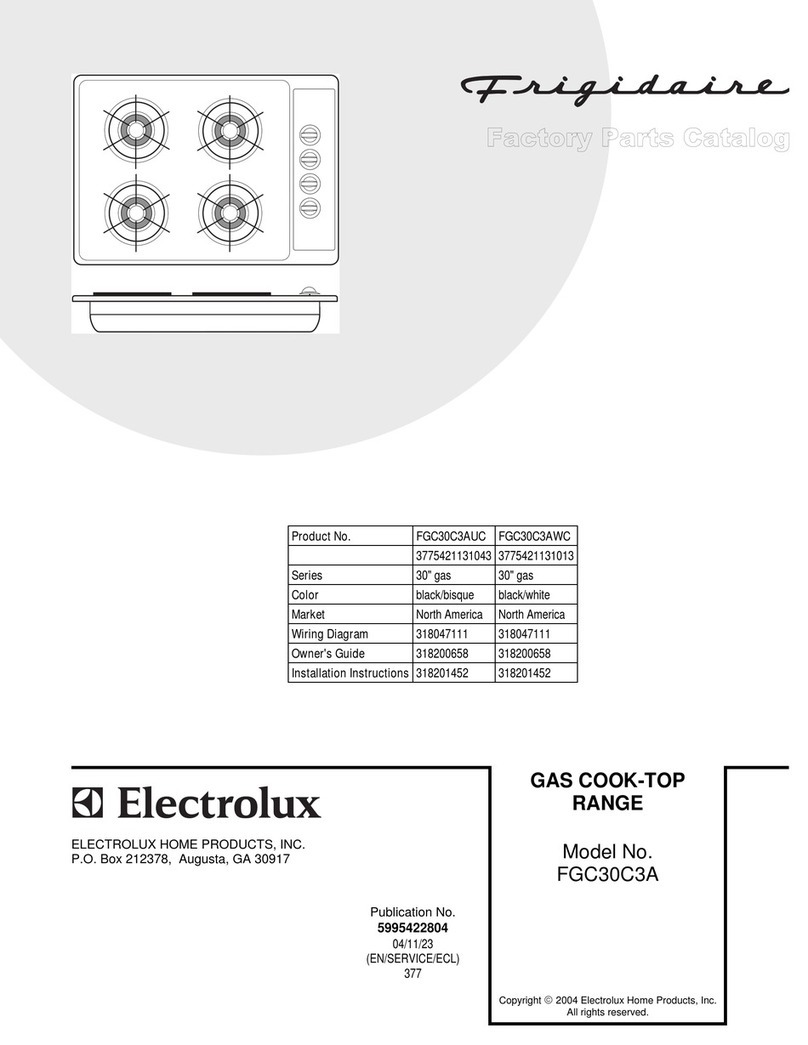 Frigidaire FGC30C3A User manual