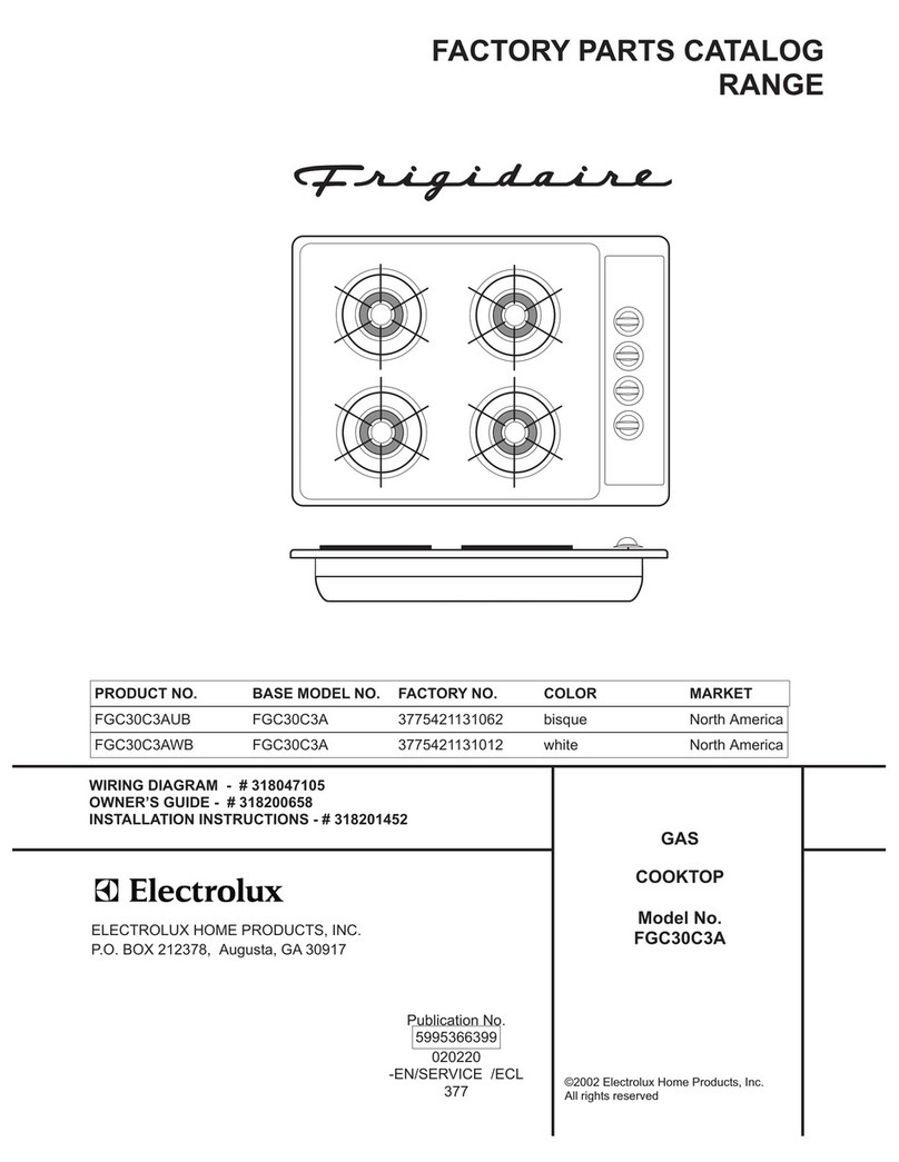 Frigidaire FGC30C3A User manual
