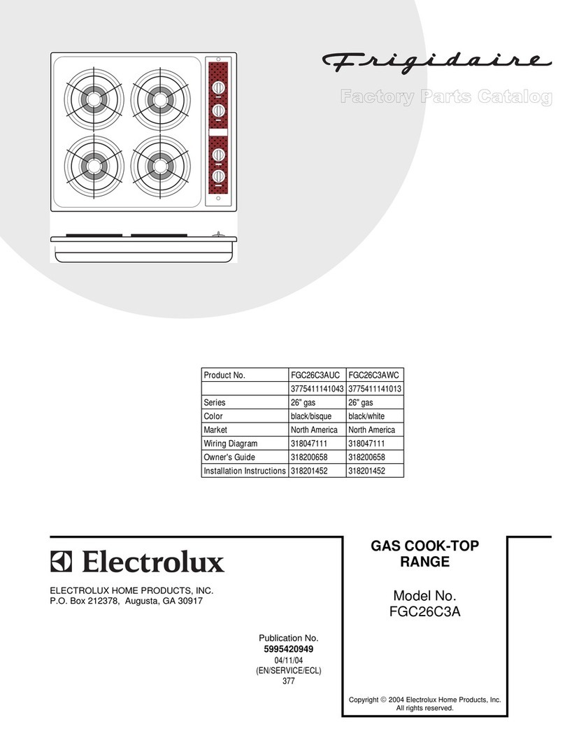 Frigidaire FGC26C3A User manual