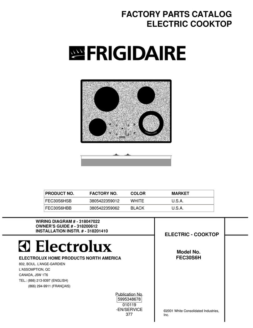 Frigidaire FEC30S6H User manual