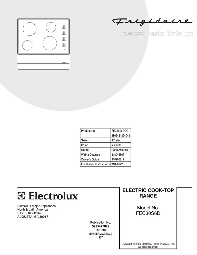 Frigidaire FEC30S6DQC User manual Frigidaire FEC30S6DQC User manual