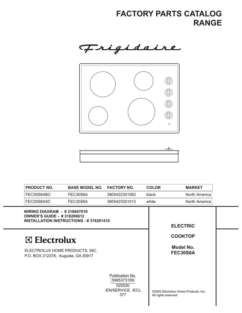 Frigidaire FEC30S6ABC User manual