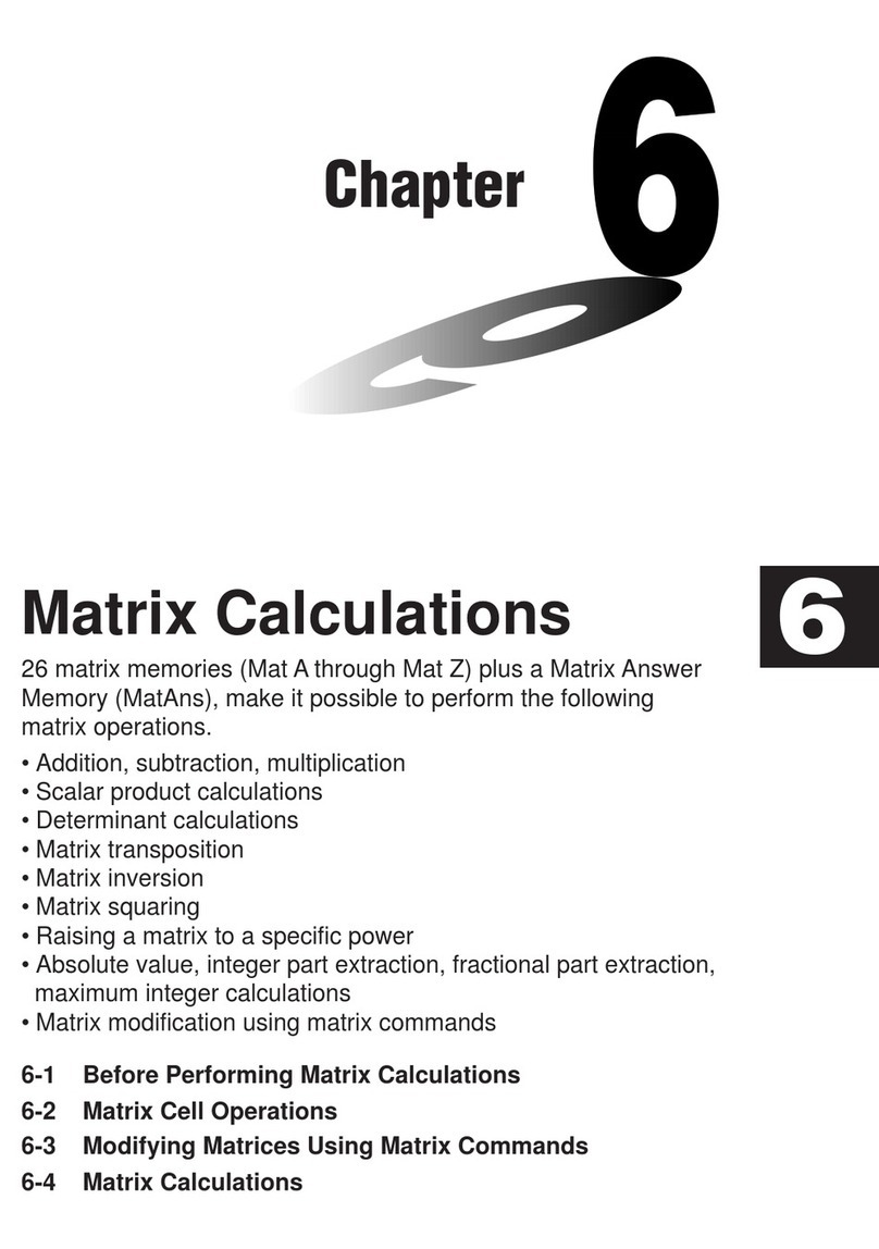 Casio CFX-9970G User manual Casio CFX-9970G User manual