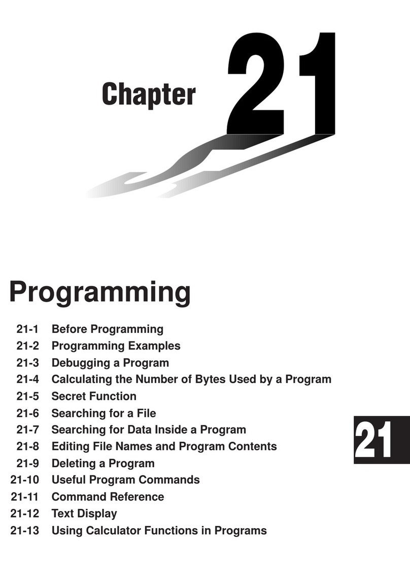 Casio CFX-9970G Operating instructions