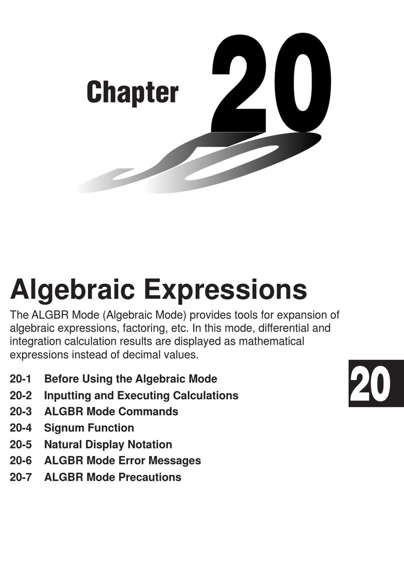 Casio CFX-9970G User manual