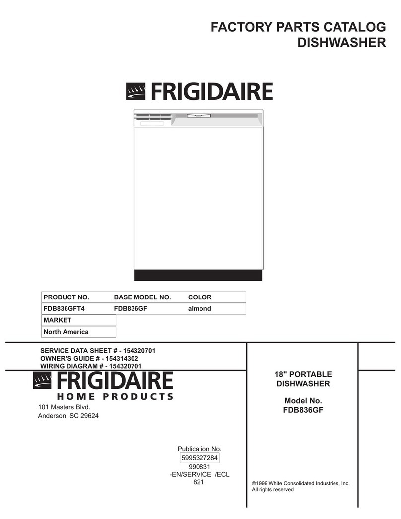 Frigidaire FDB836GF User manual