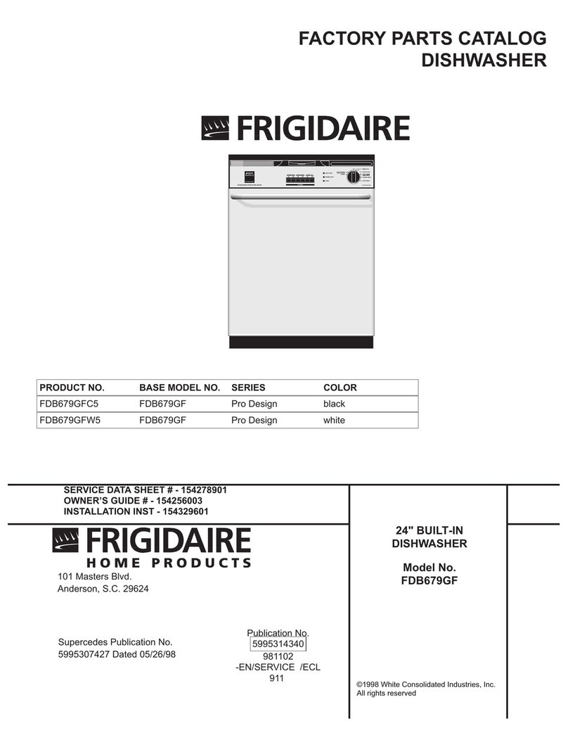 Frigidaire FDB679GF User manual