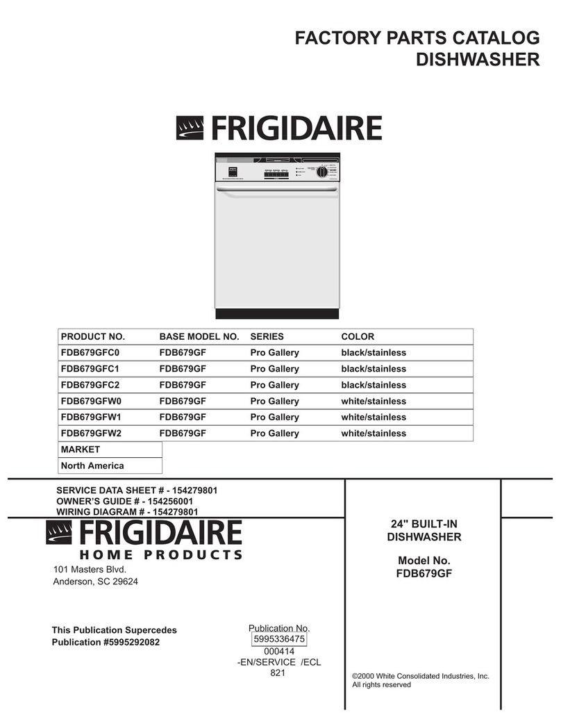 Frigidaire FDB679GF User manual