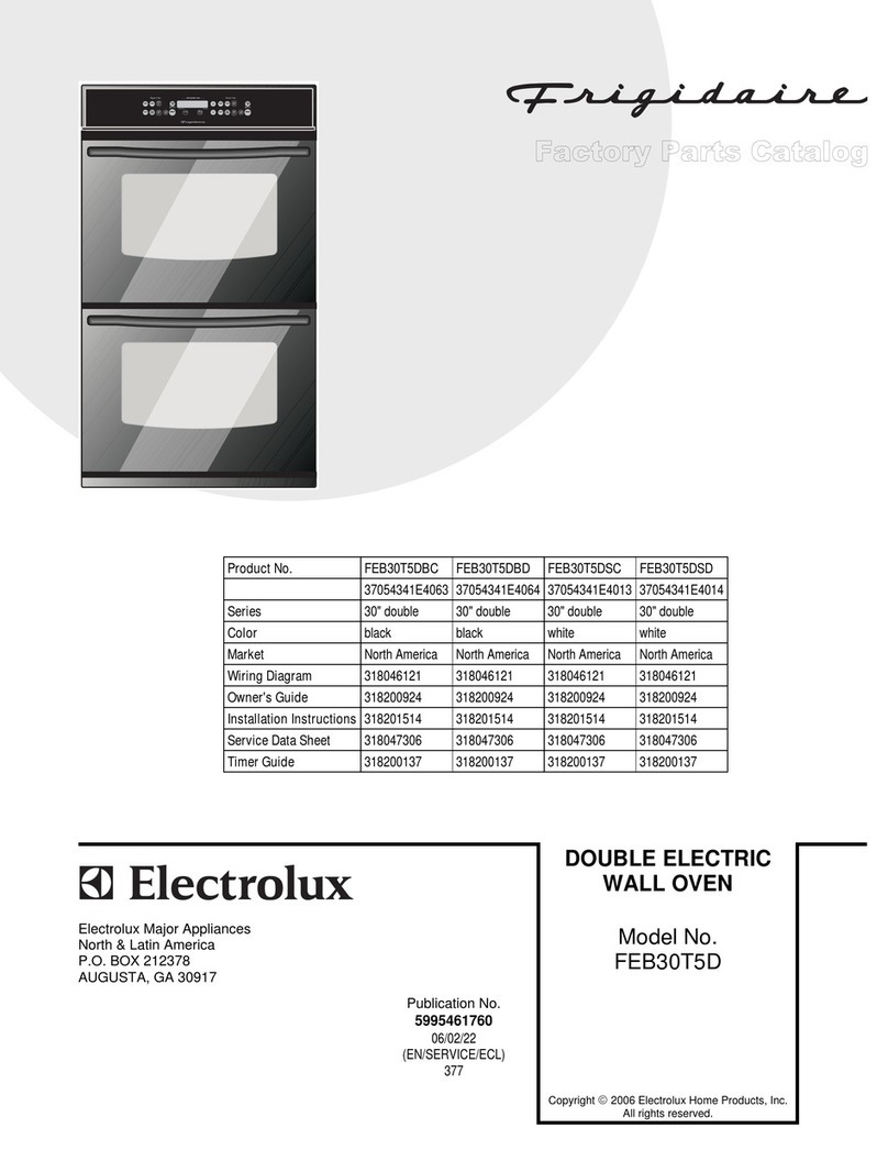 Frigidaire FEB30T5D Factory parts catalog