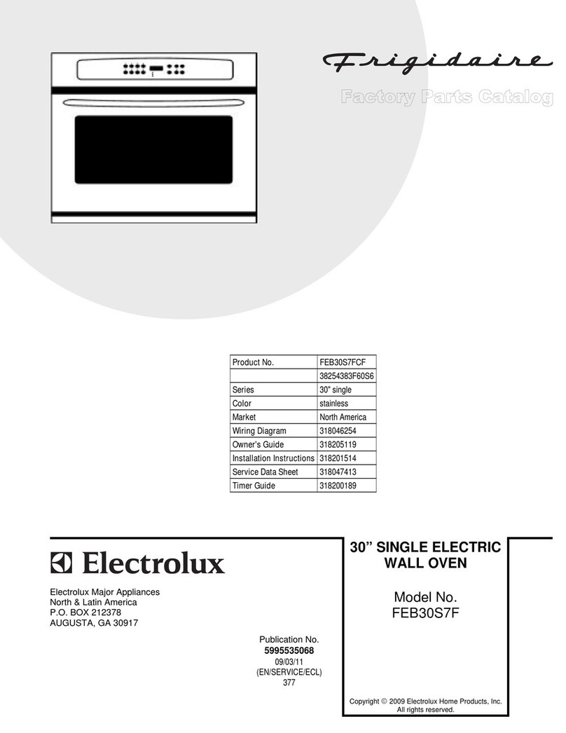 Frigidaire FEB30S7F User manual Frigidaire FEB30S7F User manual