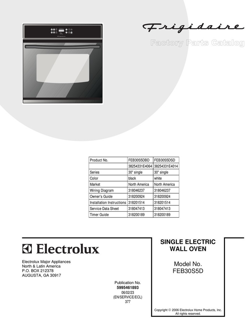 Frigidaire FEB30S5D User manual