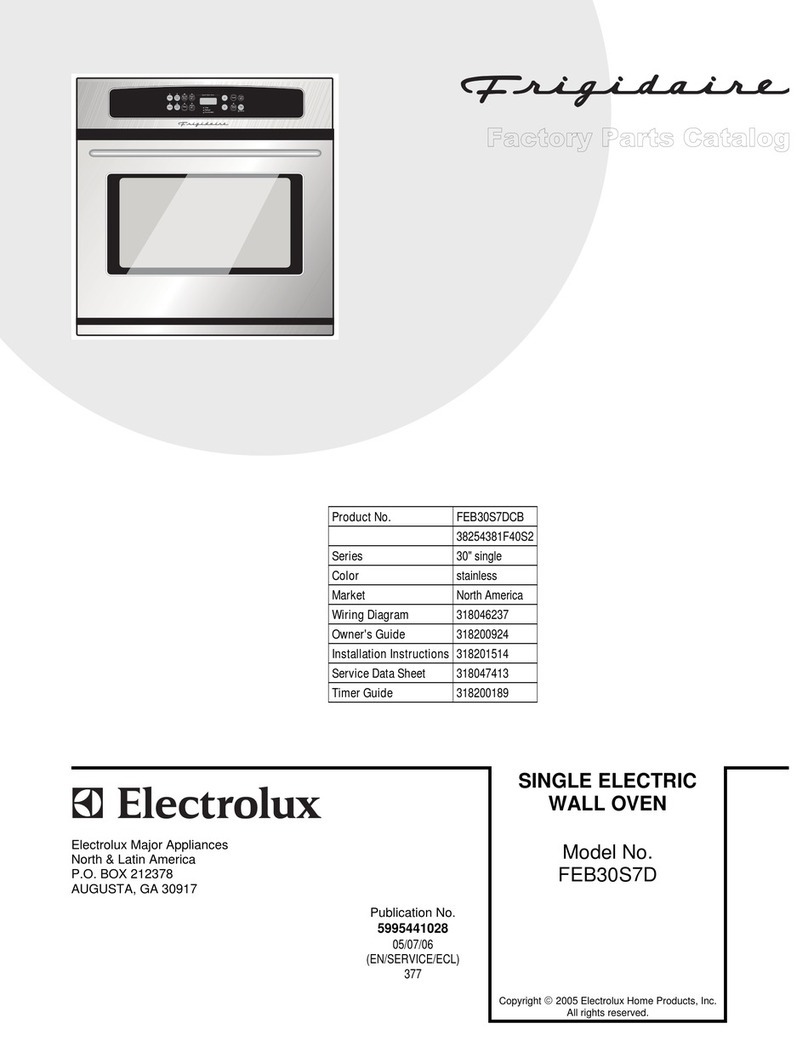Frigidaire FEB30S7D User manual Frigidaire FEB30S7D User manual