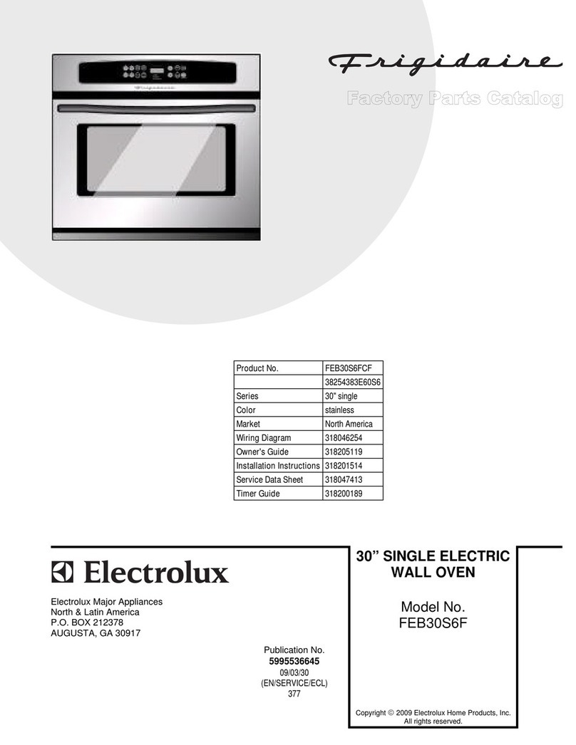 Frigidaire FEB30S6F User manual Frigidaire FEB30S6F User manual