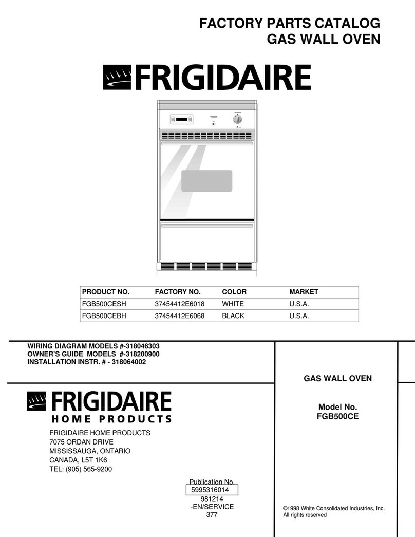Frigidaire FGB500CE User manual