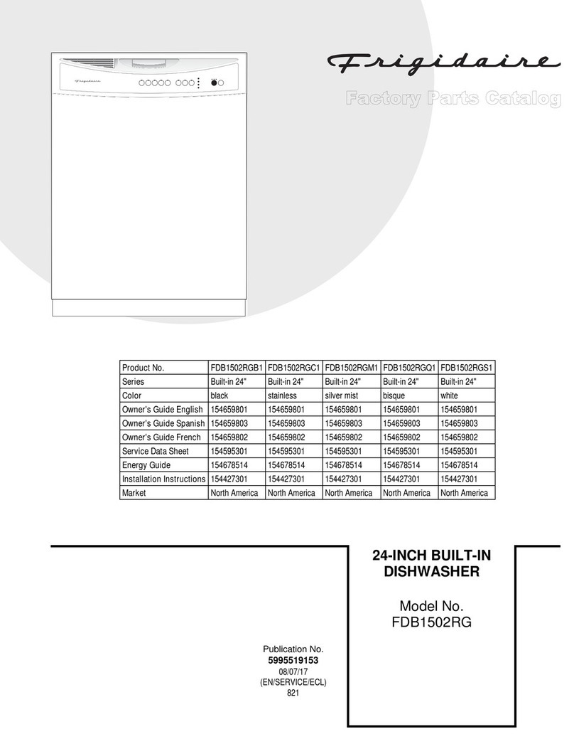 Frigidaire FDB1502RG Instruction Manual Frigidaire FDB1502RG Instruction Manual
