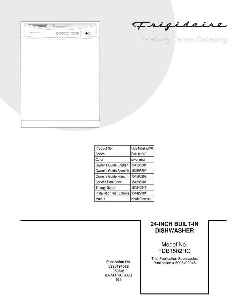 Frigidaire FDB1502RG Instruction Manual