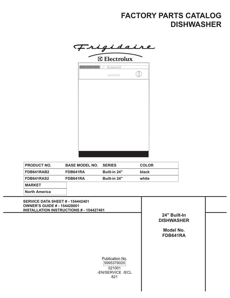 Frigidaire FDB641RA User manual