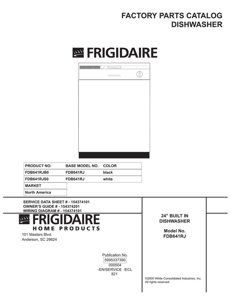 Frigidaire FDB641RJ User manual