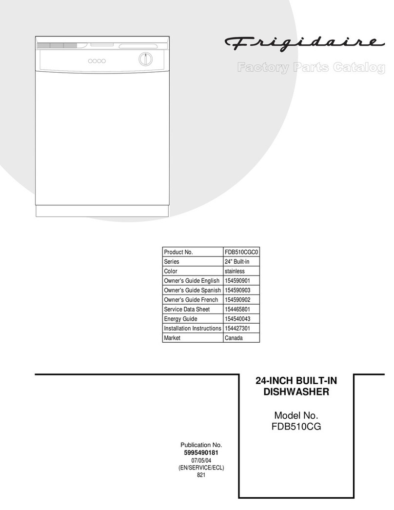 Frigidaire FDB510CG Instruction Manual
