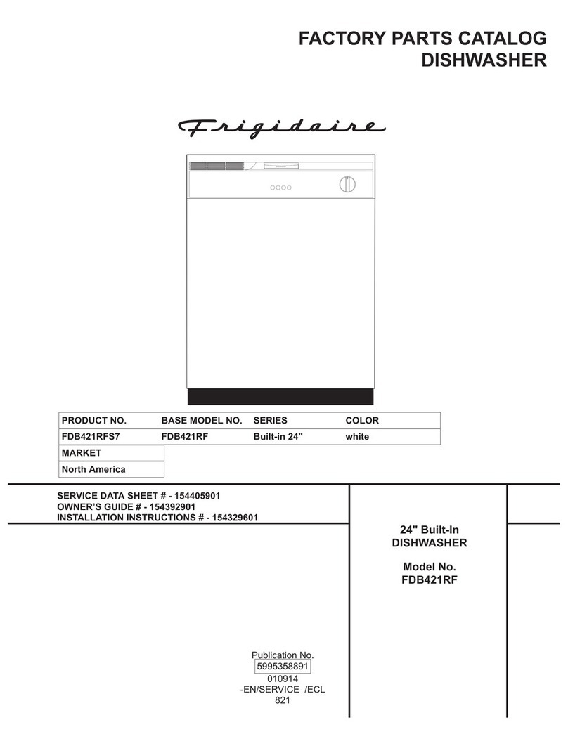 Frigidaire FDB421RF Factory parts catalog