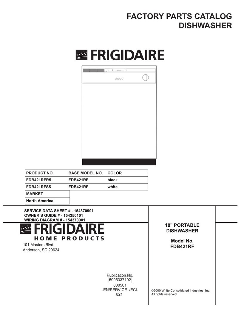 Frigidaire FDB421RF User manual Frigidaire FDB421RF User manual