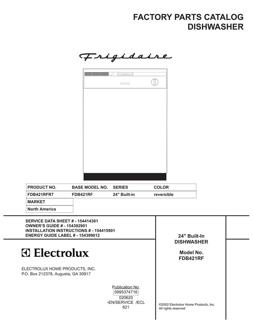 Frigidaire FDB421RF User manual