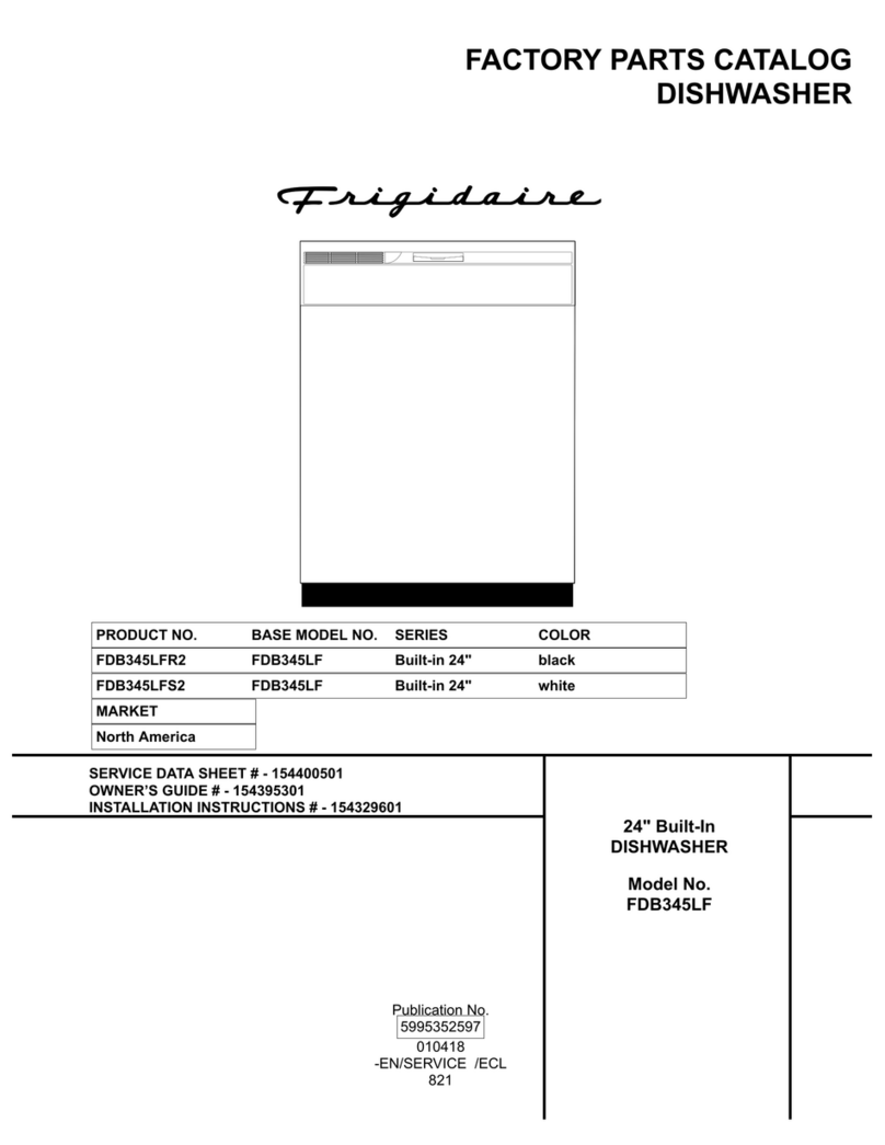 Frigidaire FDB345LF User manual