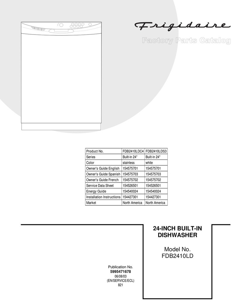 Frigidaire FDB2410LD User manual