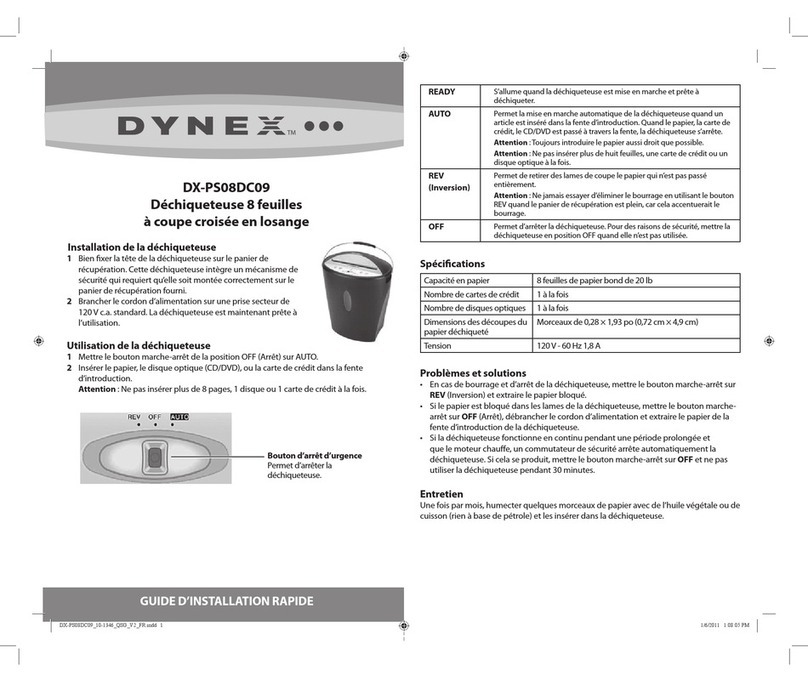Dynex DX-PS08DC09 Quick setup guide